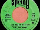 LITTLE EVA HARRIS Get Ready-Uptight funky northern soul 45 on Spring promo HEAR