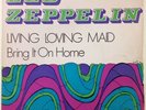 Led Zeppelin - rare Turkish 45 w/ unique PS - Living Loving Maid - Turkey only