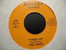 THE X-MAN DETROIT PRIVATE PRESS BOOGIE FUNK 45 BRACEY 6756 HEAR IT M-