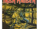 IRON MAIDEN PIECE OF MIND SIGNED BY BAND VINYL LP (SLEEVE ONLY) 100% ORIGINAL