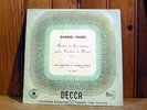 LOLA BOBESCO & GENTRY / FAURE violin piano sonata / RARE DECCA 10