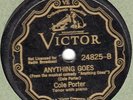 Victor 24825 Cole Porter ANYTHING GOES/Two Little Babes In The Woods VG+/E- 1934