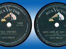 Philippines ELVIS PRESLEY 78 rpm Blue Christmas RCA Record