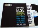 CANNONBALL ADDERLEY - somethin else - BLUE NOTE 1595 STEREO RVG EAR MARK NY