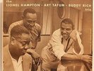 LIONEL HAMPTON-ART TATUM-BUDDY RICH-TRIO-CLEF MONO TRUMPETER JAZZ LP-VG++/STRONG