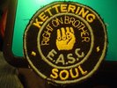 ORIGINAL NORTHERN SOUL PATCH- KETTERING SOUL E.A.S.C RIGHT ON BROTHER