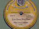 PRE WAR  BLUES BLIND LEMON JEFFERSON PARAMOUNT 12650  PICTURE RECORD   HEAR 