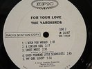 VG/EX+ The Yardbirds -For Your Love MONO Promo Epic LN 24167 1965 -1A/-1A Matrix