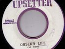 MICHAEL ROSE/UPSETTER Orig JA 45/OBSERB LIFE - DUB VERSION...RARE.. LISTEN