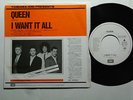 QUEEN I Want It All / Hang On In There Japan 7” PROMO Freddie Mercury Brian May