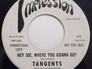 TANGENTS IMPRESSION 111 HEY JOE, WHERE YOU GONNA.. VG+ DJ $50.00