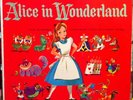 WALT DISNEY alice in wonderland LP VG+ DQ 1208 Red Cover 1st Edition 1959 Record