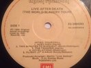 Iron Maiden Live After Death Rare Irish Yellow Press With Mismatched Matrix