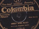 pre war  DALLAS STRING BAND  Sweet Mama Blues nice COLUMBIA  78  