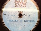 JOHN DICKSON CARR & BRETT HALLIDAY murder by experts part 3 & 6 LP VG+ Acetate