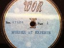JOHN DICKSON CARR & BRETT HALLIDAY murder by experts part 1 & 4 VG+ 78 Acetate
