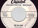 MERRILL MOORE - One Way Door Rockabilly Piano Bopper WLP Capitol 7