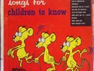 VARIOUS songs for children to know LP VG+ RH 12 Vinyl Robin Hood Rare Kids