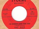 45rpm record; RAY RUFF ' I'M GONNA LOVE YOU TOO ' HOLLY SONG ' RARE '