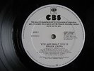 ZAPPA YOU ARE WHAT YOU IS AUSSIE WHITE LABEL PROMO MINT