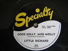 ROCK 'N' ROLL LITTLE RICHARD GOOD GOLLY MISS MOLLY US SPECIALTY 78RPM 1956 M-