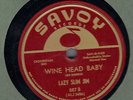 50S COUNYRY GUITAR  BLUES  LAZY SLIM JIM  WINE HEAD BABY  SAVOY 887    HEAR