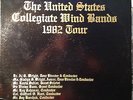 UNITED STATES COLLEGIATE WIND BAND 1982 european tour LP Mint- Silver Crest USA
