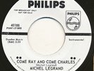 MICHEL LeGRAND on Philips --COME RAY & COME CHARLES-- mod r&b jazz popcorn HEAR