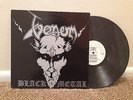 Venom - Black Metal LP Colored Gray Swirl/Charcoal Embossed Neat 1982 RARE OOP
