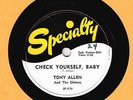 DOO-WOP : TONY ALLEN & THE CHIMES ON SPECIALTY 570