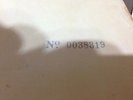 Beatles White Album, Uk Mono Low Number Pic Poster Divider -1gwl-1-2grl-1ar-1mg