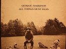 GEORGE HARRISON All Things Must Pass LP orig 3xLP Poster Apple The Beatles VG+