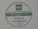 ASHTON & LORD, Deep Purple IN CONCERT ORIGINAL BBC TRANSCRIPTION DISC