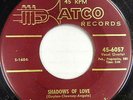 THE PEARLS 45 Shadows of Love ATCO Doo Wop 1ST PRESS Excellent VG++ #BB1043