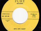 CHANNELS - Fury 1021 (small logo) - Bye Bye Baby - 1st press - '59 DOO-WOP VG+