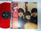 BEATLES FOR SALE JAPAN 1986 UK CUTTING LIMITED MONO RED COLOR VINYL w/ WIDE OBI