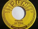 Earl Peterson 45 Boogie Blues Sun Records Rare Rockabilly