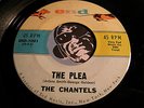 CHANTELS Girl Group Doowop 45 on End #1001 The Plea b/w He’s Gone VG+