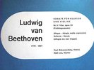 BEETHOVEN-VIOLIN/PIANO SONATAS-PAUL MAKANOWITZKY-10''-FREE SHIPPING