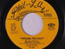rare Soul Funk 45 BRUTAL FORCE dreams for sale PHIL L.A. OF SOUL Hear