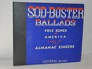 Almanac Singers, Sod-Buster Ballads   General Records 3x 78 RPM Set   1 CRACKED