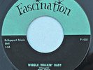ROY MOSS 45 Wiggle Walkin' Baby FASCINATION 1002 VG+ 1958 ORIGINAL  Rockabilly