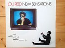 LOU REED signed NEW SENSATIONS rare vinyl LP VELVET UNDERGROUND free shipping