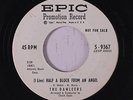 DANLEERS: Half A Block From An Angel / If You Don't Care 45 (dj) Vocal Groups