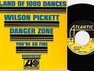 WILSON PICKETT land of 1000 dances Barefootin 1966 ORIG FRENCH EP P/S R&B Funk ?