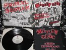 MOTLEY CRUE LP - PRIMAL SCREAM MAXI EP + JACKET PATCH RARE VINYL FIRST UK PRESS