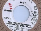 TROY And Tomorrow Means Another Day Apart 45 Columbia CROSSOVER SOUL Listen