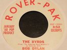 Bob Dylan/Byrds/Leonard Cohen/Taj Mahal ROVER PAK 1968 Promo Only 45 RPM