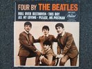 4 FOUR BY THE BEATLES 7” RARE 45 EP w/ COVER CAPITOL EAP 1-2121 John Lennon