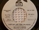 GIL SCOTT-HERON Lady Day And John Coltrane Rare Funk Promo 45 Pretty Purdie VG++